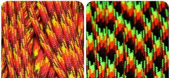 (image for) FireballBlacklightParacord - Click Image to Close